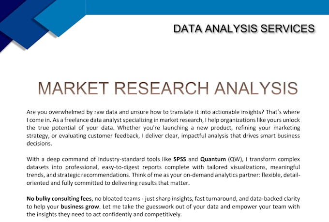 do spss data analysis, survey analysis and statistical reports